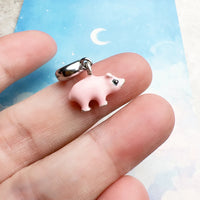 핑크 돼지 Charm 펜던트