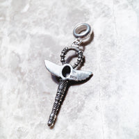 Ankh with Scarab Charm