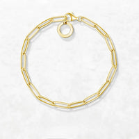 Pulsera de enlace dorado