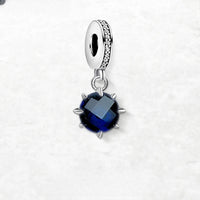 진한 블루 스톤 Charm