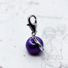 紫のエナメルアップル Charm