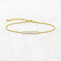 Gold Rectangle Bracelet