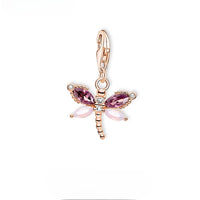 로즈 골드 잠자리 Charm