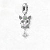 魔法の猫チャームペンダント