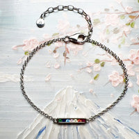 Pulsera de piedras coloridas