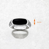 Signet 링 타원형 형태 Onyx