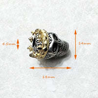 Skull Crown Bead