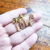 금도금 알파벳 Charm