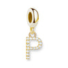 金メッキアルファベット Charm