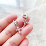 핑크 스톤 크로스 Charm