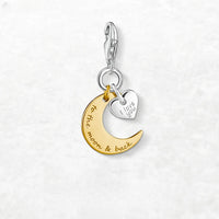 לב ירח ואהבה Charm