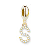 金メッキアルファベット Charm