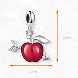Apple Arrow Charm