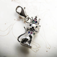 로얄 고양이 실버 Charm