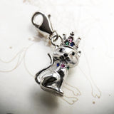 로얄 고양이 실버 Charm