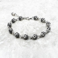 Pulsera de fachada de cráneo