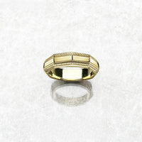 Couples’ Angular Gold Ring