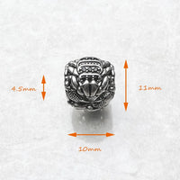Bead de escorpión negro