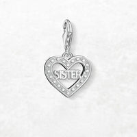 심장 디자인 자매 Charm