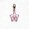 ピンクの花 Charm