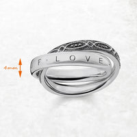 Anillo de infinito de amor