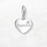 Auntie Heart Charm