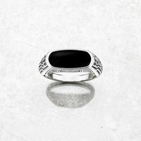 Signet 링 타원형 형태 Onyx