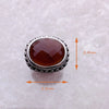 Tiger Eye＆Skull Ring