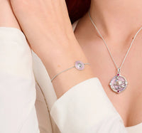 Pink  Heart Bracelet