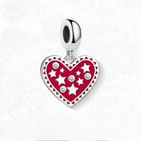 לב עם כוכבים Charm
