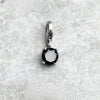 黒いクリスタルストーン Charm