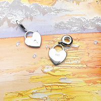 מנעול נעילת לב Charm