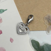 심장 디자인 자매 Charm