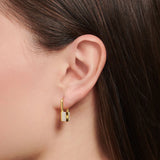 Love Lock Hoop Earring