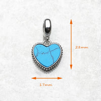 לב כחול נצחי Charm