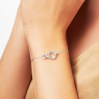 Pulsera de enlace de la corona