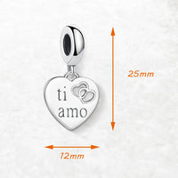 Ti Amo 하트 Charm