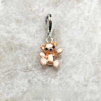 로즈 테디 베어 Charm