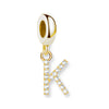 金メッキアルファベット Charm