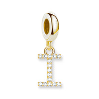 אלפבית מצופה זהב Charm