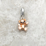 로즈 테디 베어 Charm
