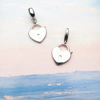 잠금 하트 자물쇠 Charm