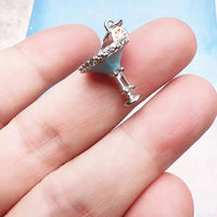 Blue Cocktail Charm