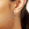 Pave Skull Hoopイヤリング