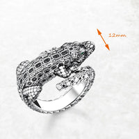 Crocodile Blackened Ring