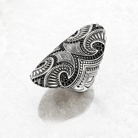 Maori Tattoo Ornament Ring