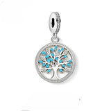 Blue Tree Charm