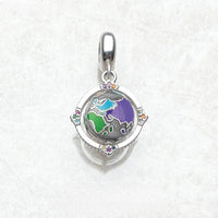 빈티지 회전 지구 Charm