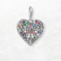 לב אהבה ושלום Charm