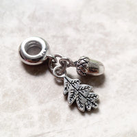Acorn & Leaf Charm